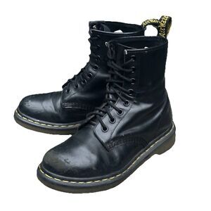 Dr. Martens 1460 Originals 8-Eye Women’s Size 7 Black Leather Combat Lace Boots